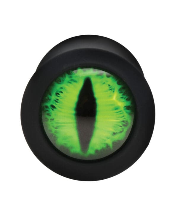 Creature Eye Green Eye Silicone Butt Plug - Medium - Image 4