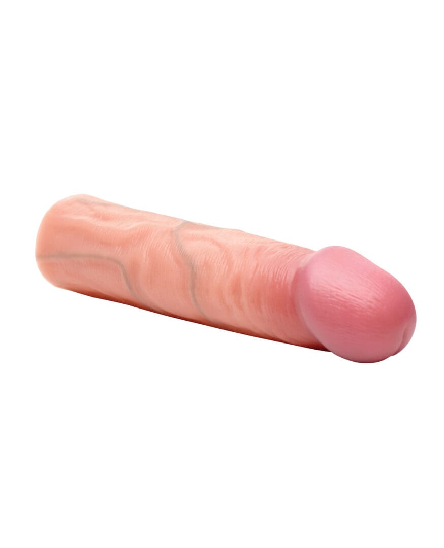 Curve Toys Jock Enhancers 1.5" Silicone Penis Extension Sleeve - Light - Image 3