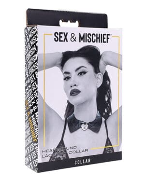 Sex & Mischief Heartbound Lace Day Collar
