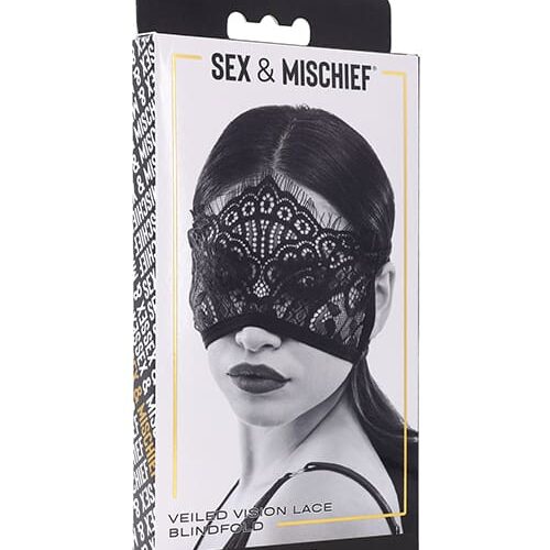 Sex and Mischief Veiled Vision lace blindfold